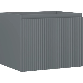 Mexen Rivel шкаф за баня под мивка 60 см, 1 чекмедже, релефен, графит мат - 91A20-06047-1-BF66 (91A20-06047-1-BF66)