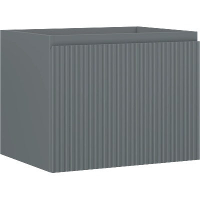 Mexen Rivel шкаф за баня под мивка 60 см, 1 чекмедже, релефен, графит мат - 91A20-06047-1-BF66 (91A20-06047-1-BF66)