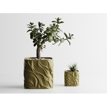 Кашпа Zephyra голяма бронз