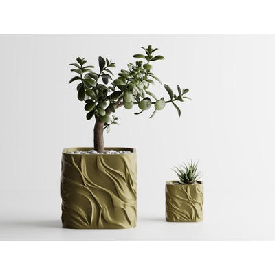 Кашпа Zephyra голяма бронз