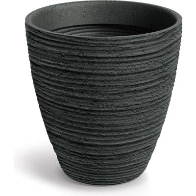 Květináč DEFORA 40 cm- barva: betonová šedá Barva: Tmavě šedá