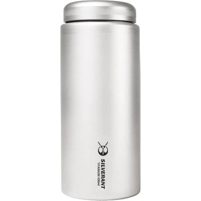 SilverAnt Бутилка Silverant Titanium 400 ml с плоска капачка (SATILA400PL)