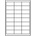 CDRmarket Самозалепващи етикети 64, 6 x 33, 8 mm, 24 етикети A4, 100 листа (R0ECO.5853A, 227014)