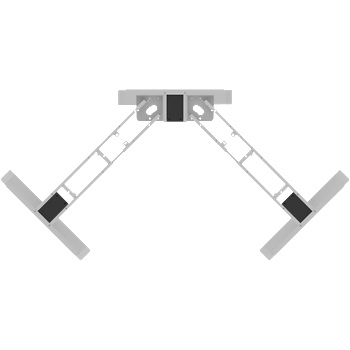 Carmen Повдигаща рамка за регулируемо ъглово бюро Carmen CR-223 C - сива (3510066_1)
