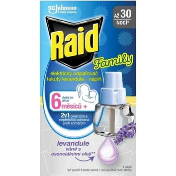 Raid Elektrická tekutá náplň Levanduľa 21 ml 30 nocí