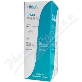 Hemophan diagnostické prúžky na moč 1 x 50 ks