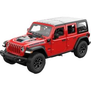 Rastar Кола Rastar - Jeep Wrangler Rubicon, с отварящи се врати, 1: 24, червена (64610)