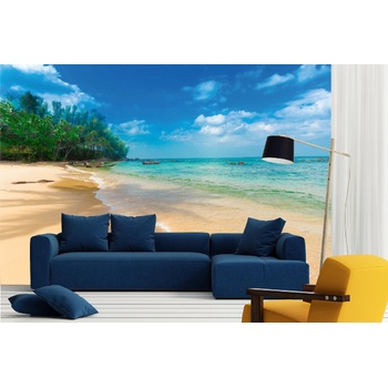 DIMEX ART s. r. o Самозалепваща се флизелинова фототапета андамански и никобарски острови 375 x 250 см