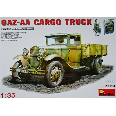 MiniArt GAZ AA Cargo Truck w/ 2 Figures 1:35