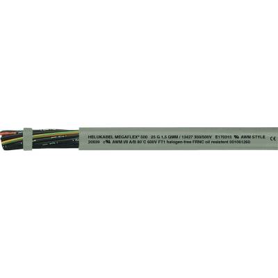 Helu MEGAFLEX® 500 13447-1000 riadiaci kábel 3 G 4 mm² 1000m sivá