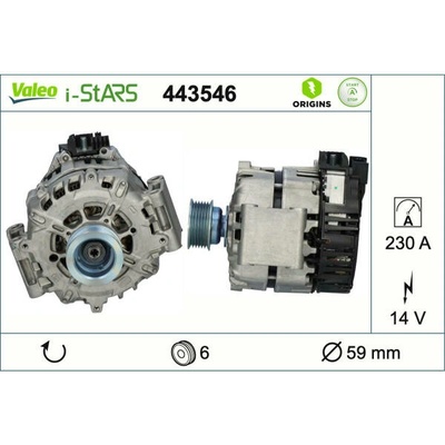 Generátor startéru VALEO 443546