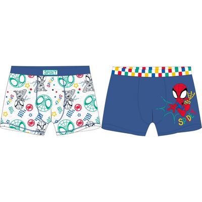 Spider Man licencia chlapčenské boxerky Spider-Man 52331501 modrá/ biela