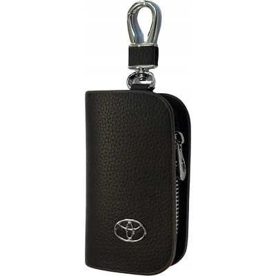 Kľúčenka KOŽENÉ PUZDRO na kľúče TOYOTA logo KLUCZYK ELEGANTNÁ hnedá