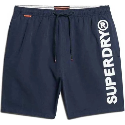 Superdry Бански гащета Superdry Sport Graphic 17´´ swimming shorts - Blue (Nautical Navy)
