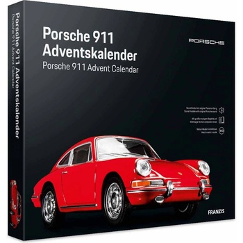 Popron.cz Franzis adventní kalendář Porsche 911 se zvukem červený 1:43
