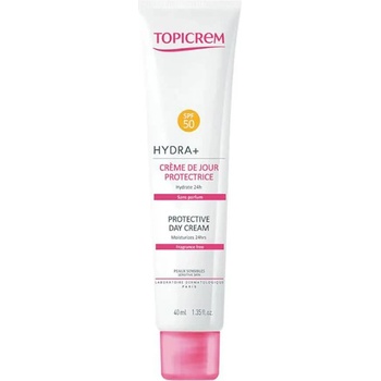 TOPICREM Hidra+ SPF40 Facial Sunscreen 40ml - Clear