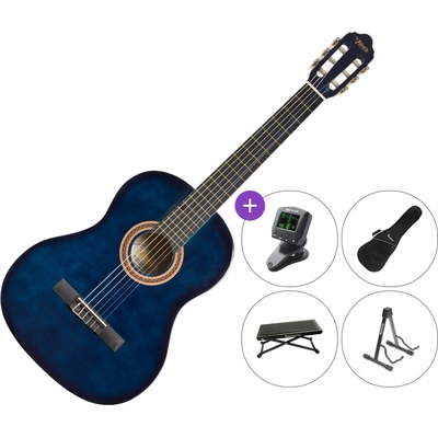 Valencia VC104 SET 4/4 Blue Sunburst Класическа китара