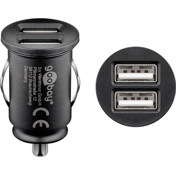 Goobay Адаптер за кола Dual USB Goobay 2.1A Оригинален блистер (44177) (44177)