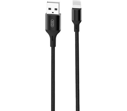 XO NB143 USB - Lightning, 2m, černý