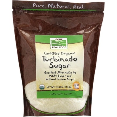 NOW Turbinado Sugar | Certified Organic [1134 грама]