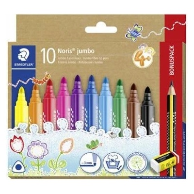 Staedtler Noris jumbo 328 10+1 různých barev 12ks