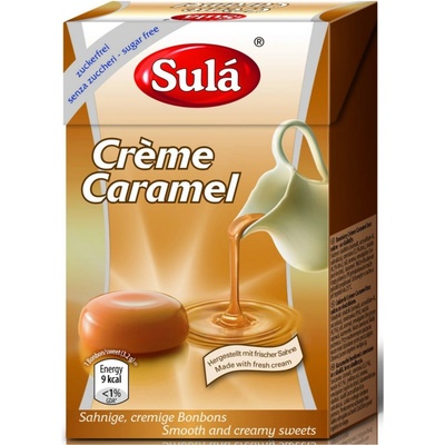 Sulá Bonbóny bez cukru creme caramel 44 g