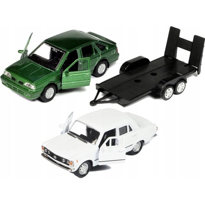 Dromader Welly Hračka auto Polonez a Fiat 1:32