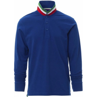 PAYPER long nation 000083-0021 / Поло тениска с дълъг ръкав - кралско синьо 5xl (0000830021090085xl)