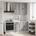 vidaXL Кухненски единица PORTO 5 бр. Сив Сонома Инженерна дървесина (3438291)