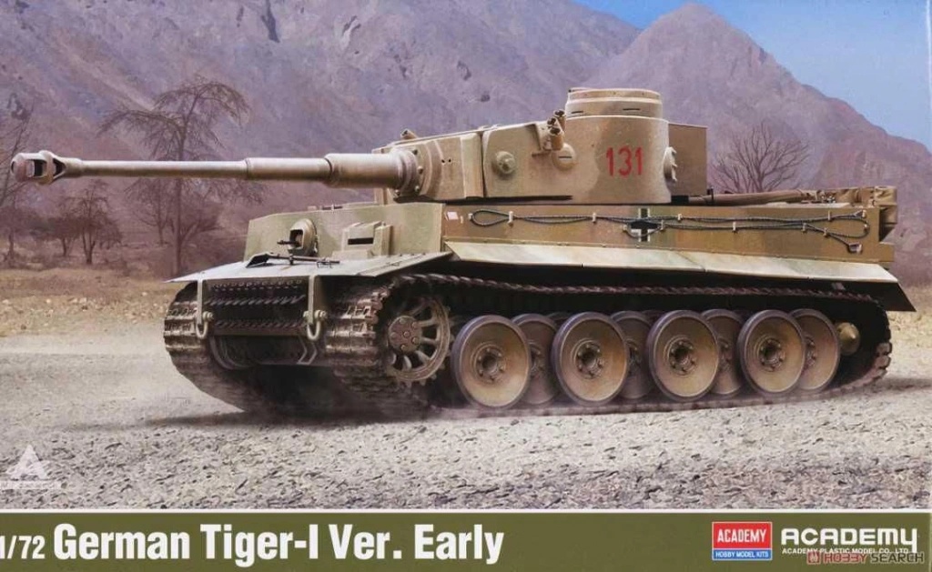 Academy ACA13314 13314 Tank, Tijger Model Kit, Diverse, One Size