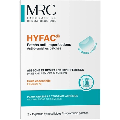 HYFAC Ošetřující náplasti na akné 2 x 15 ks