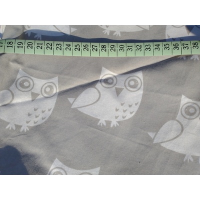 KHC 2dílná sada Povlečení 120 x 90 cm + 40 x 60 cm + Mantinel Sovy šedá – Zbozi.Blesk.cz
