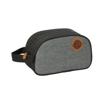 BlackFit8 Пътническа Чантичка BlackFit8 Old school Черен Сив Pециклируем 26 x 15 x 12 cm