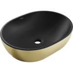 Mexen Viki 48x35 cm matt black/gold (21054877)
