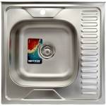  Кухненска мивка mixxus z6060l-08-180md от неръждаема стомана (10033) Мивка за вграждане
