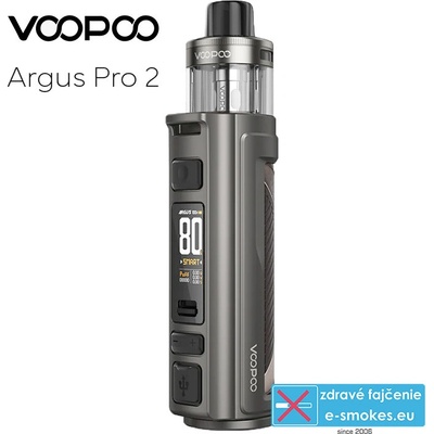 VooPoo Argus Pro 2 Pod Kit 3000 mAh Space Gray 1 ks