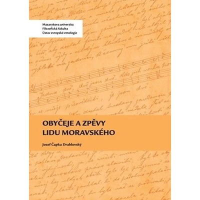 Oby čeje a zpěvy lidu moravského