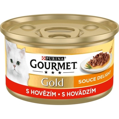 Gourmet Gold hovädzie v omáčce 12 x 85 g