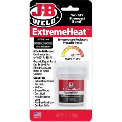 J-B WELD ExtremeHeat opravná epoxidová pasta s odolností do 538°C 85g – Zboží Mobilmania