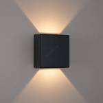 Brilagi - LED външно стенно осветително тяло DOUBLERAY LED/6W/230V черно IP54 (BG3830)