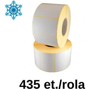 ZINTA Самозалепващи TTH-DF етикети ZINTA 60x89 mm, 435 ет. /ролка, за фризера (60X89X435-TTH-DF)