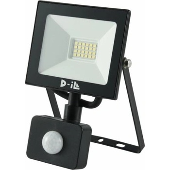 D-iL ПРОЖЕКТОР СЪС СЕНЗОР ЧЕРЕН, 6000К, 20w , 2100 lm, 120 ГРАДУСА, ip44 80608 (80608)