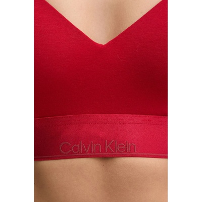 Calvin Klein Underwear Сутиен Calvin Klein Underwear в червено с изчистен дизайн 000QF7995E (000QF7995E)