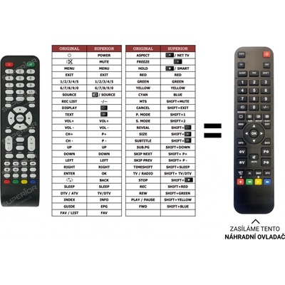Télécommande D'origine Smart Tech LE-2822 / LE-3222 - Neuf Sous Emballage