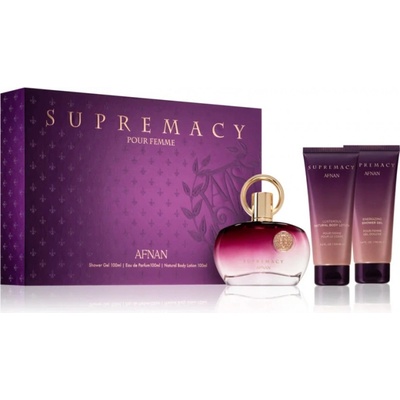 Afnan Supremacy Purple Комплект с Парфюм EDP за жени 100ml