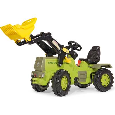 Rolly Toys šlapací traktor MB-trac s čelním nakladačem a převodovkou
