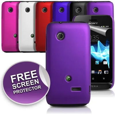 Sony Xperia tipo ST21i Твърд Калъф + Скрийн Протектор