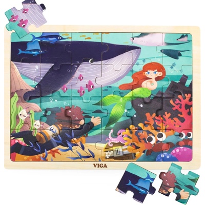 Viga Drevené Tajomstvo mora 24 dielov