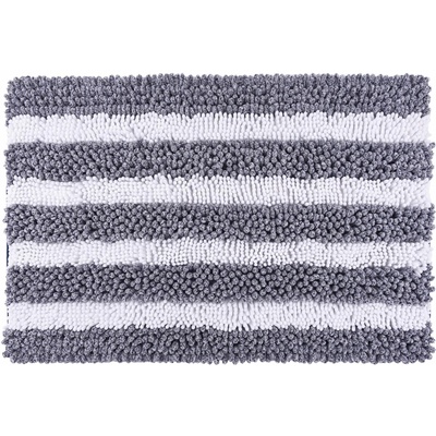 Kring Постелка за баня Kring Deep Stripe, 1800 гр/м2, 50x80 см, Тъмносин/Бял (E-2102-23-A)