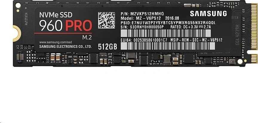Samsung 960 Pro M.2 512GB, MZ-V6P512BW od 196,44 € - Heureka.sk